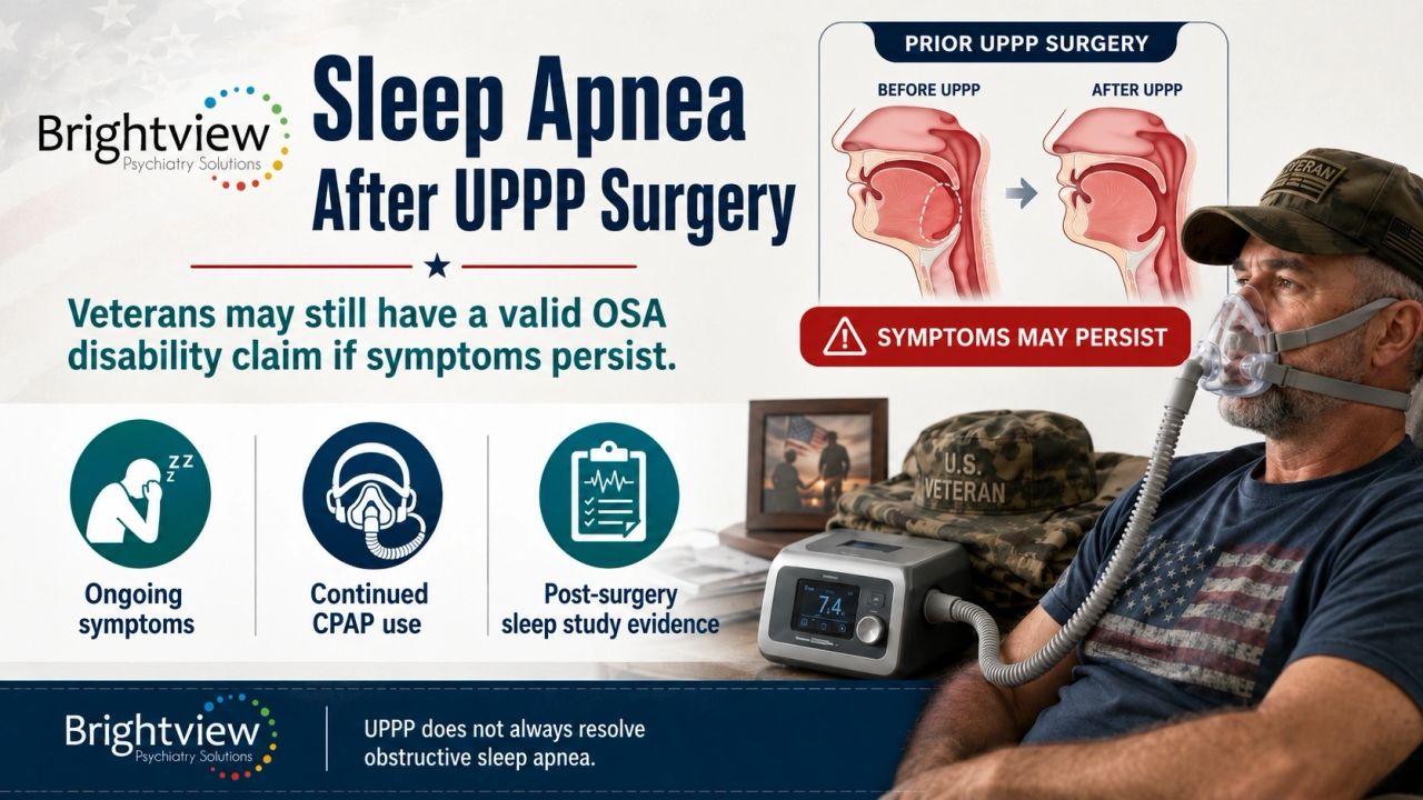 A veteran getting a sleep apnea nexus letter.