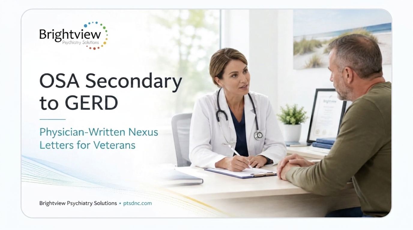 Nexus letters for sleep apnea secondary to GERD — Brightview Psychiatry Solutions.